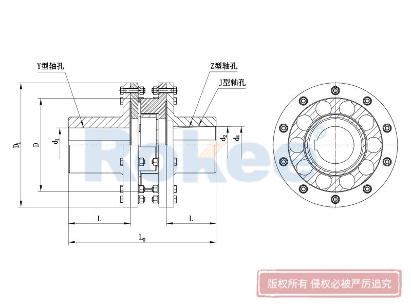 LMS(MLS)型双法兰型梅花弹性联轴器.png